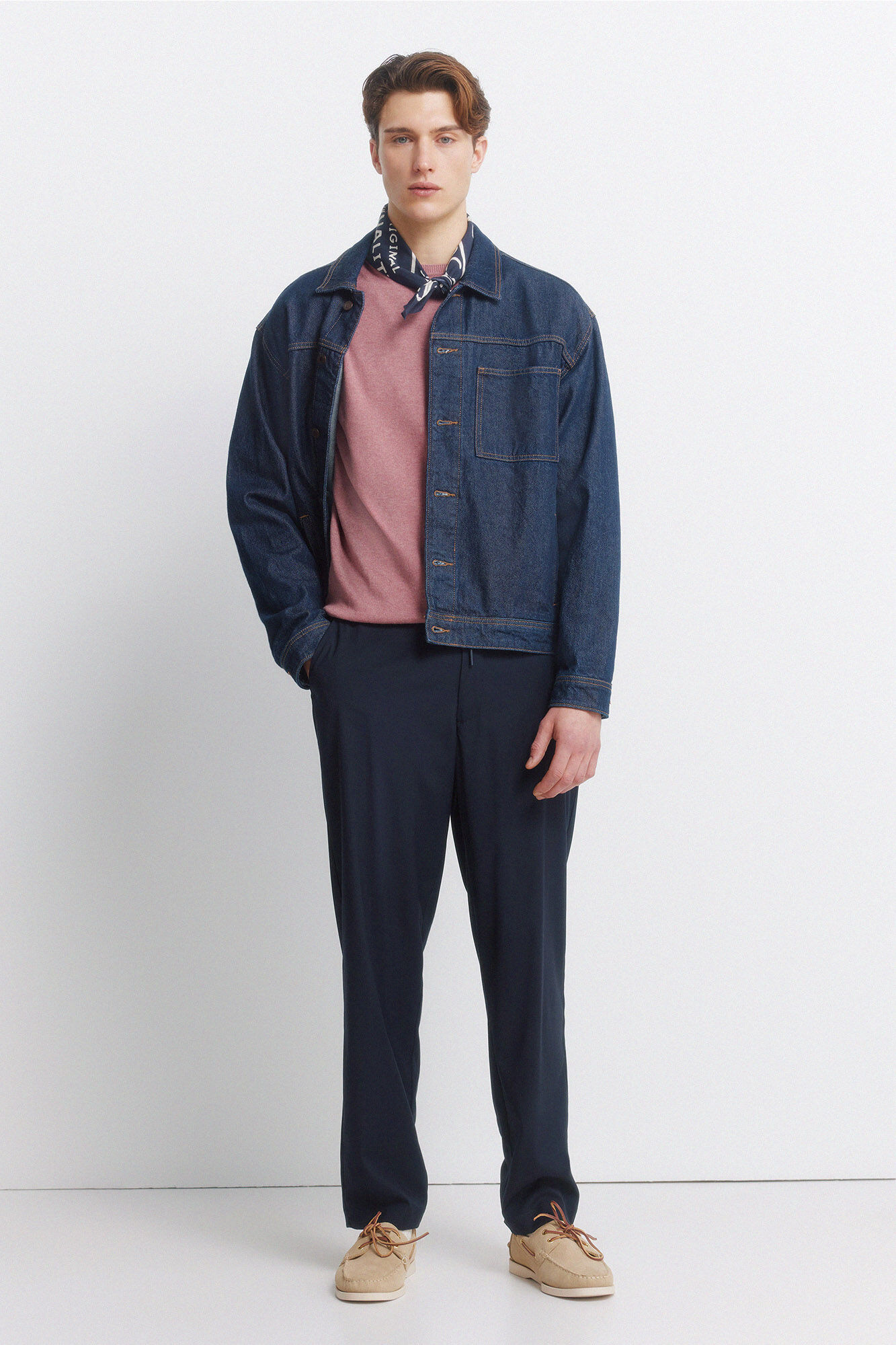 Springfield Su&eacute;ter b&aacute;sico con logo Springfield rosa