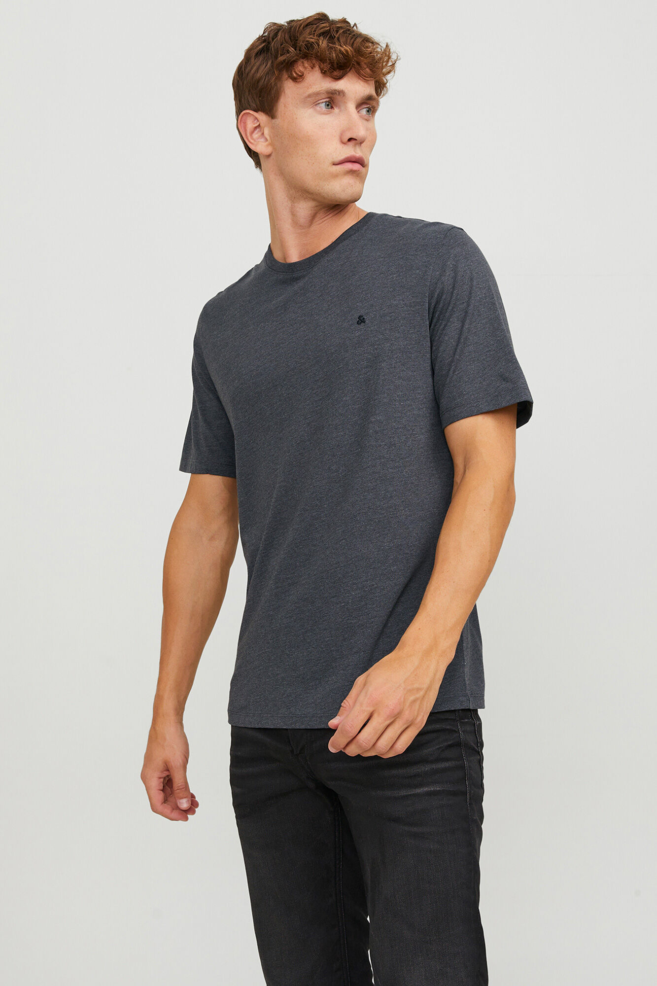Jack & Jones Playera lisa est&aacute;ndar fit