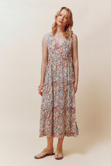 Springfield Vestido Tabarca marfil