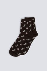 Springfield Calcet&iacute;n largo de botas y estrellas estampado