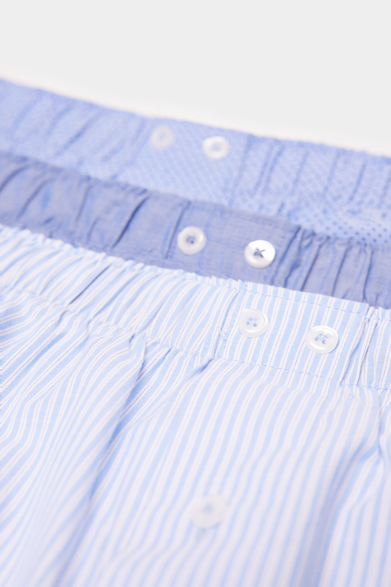 Springfield Pack 3 calzones en popel&iacute;n de algod&oacute;n azules azul