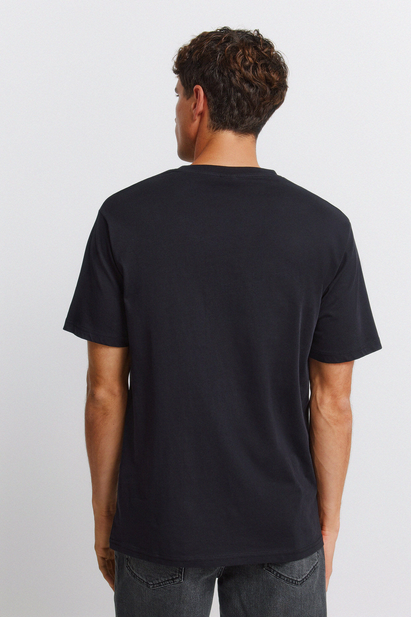 Springfield Playera b&aacute;sica logo Springfield negro