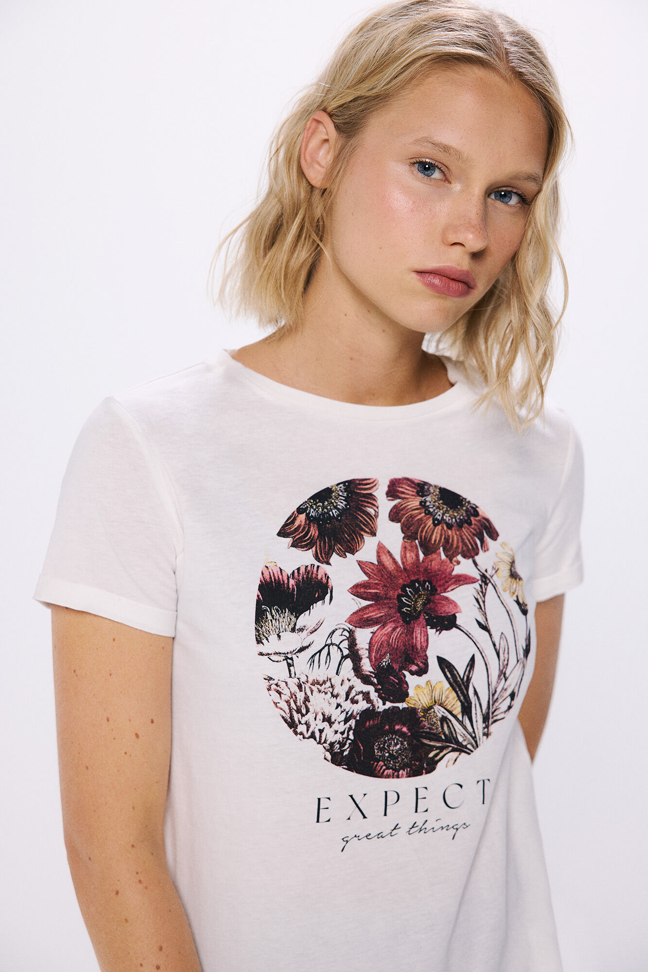 Springfield Playera gr&aacute;fica floral
