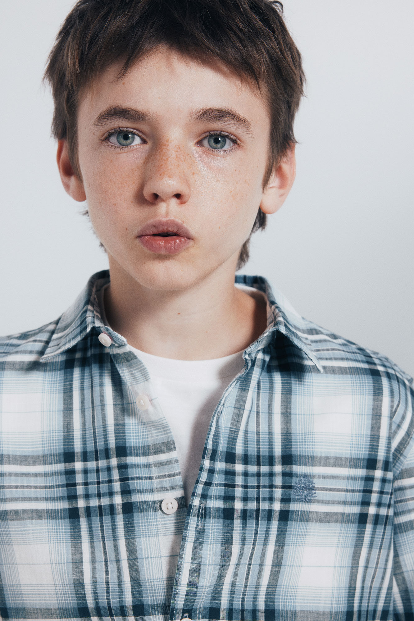 Springfield Kids Camisa cuadros le&ntilde;ador ni&ntilde;o azul indigo