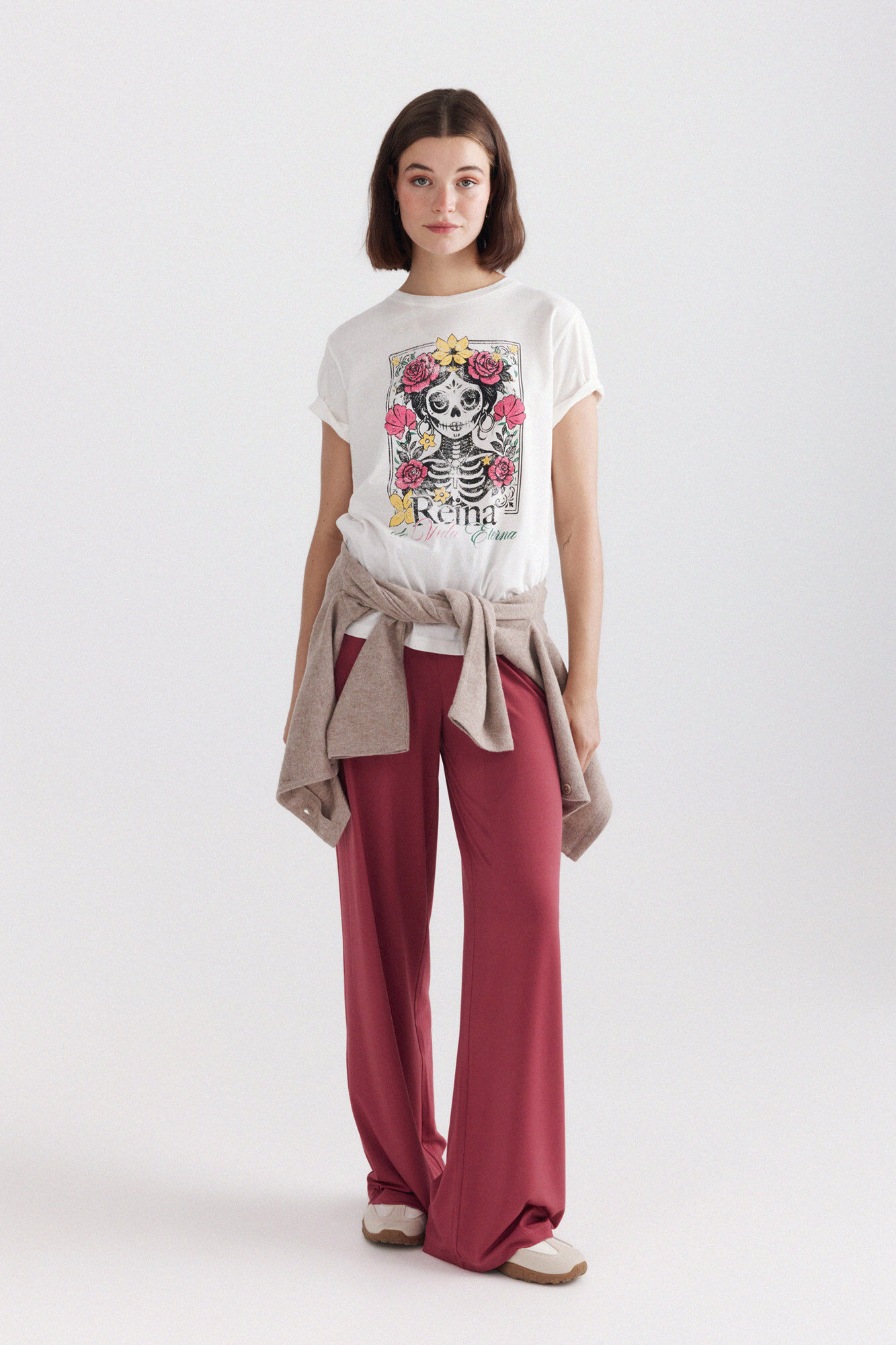 Springfield Pantal&oacute;n fluido de viscosa