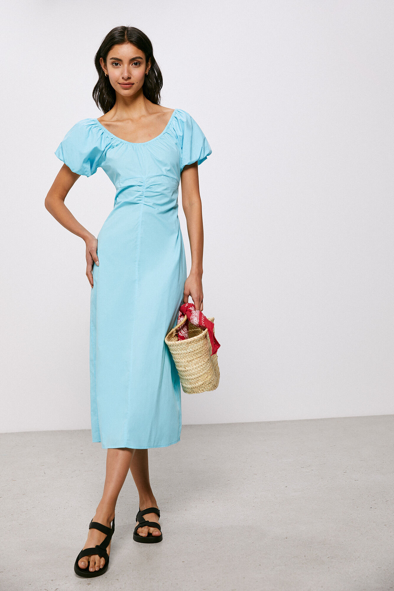 Vestido azul sale springfield