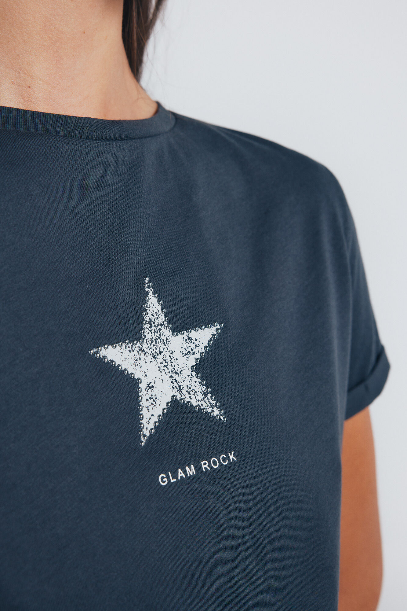 Springfield Playera "Glam Rock" gris