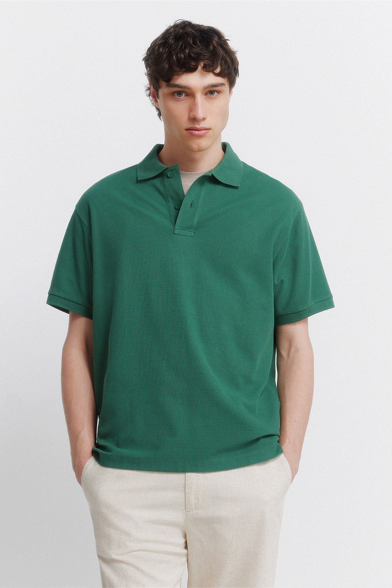 Springfield Polo de estructura regular fit