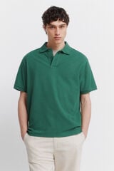 Springfield Polo de estructura regular fit verde