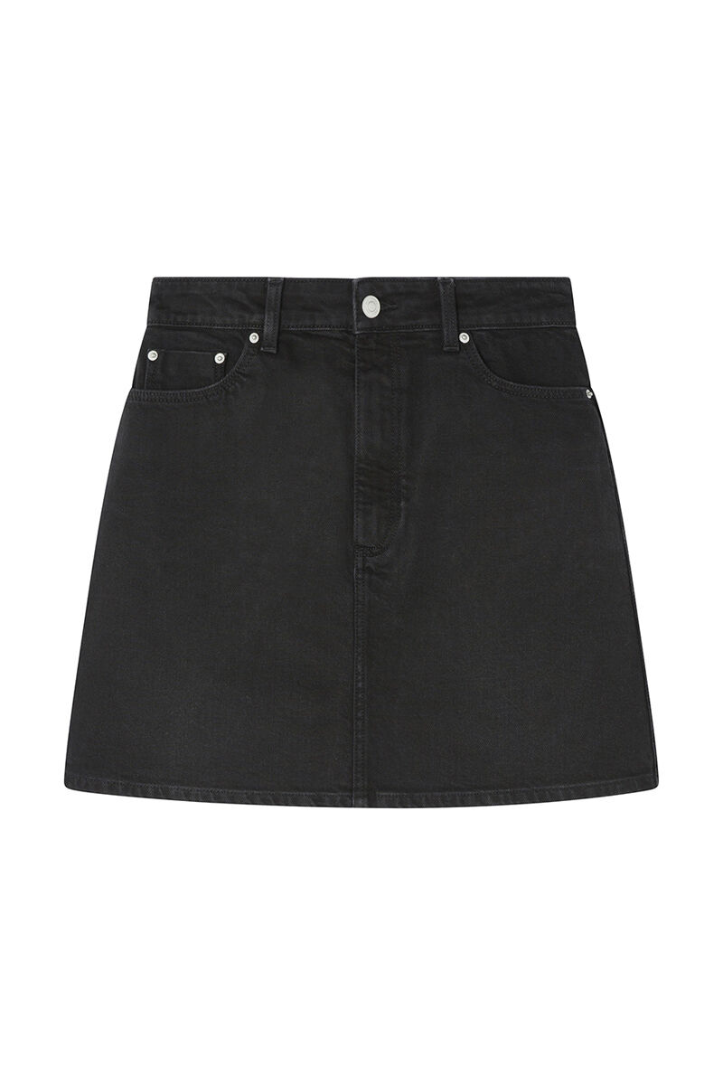 Springfield Falda mini vaquera negro