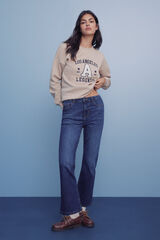 Springfield Jeans kick flare azul