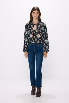 Springfield Jeans Flare azul