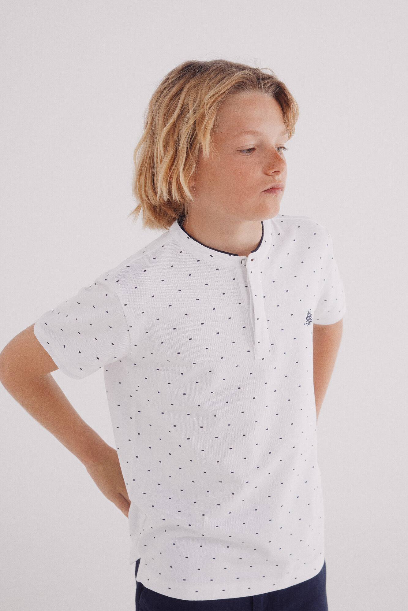 Springfield Kids Polo cuello mao estampado ni&ntilde;o natural
