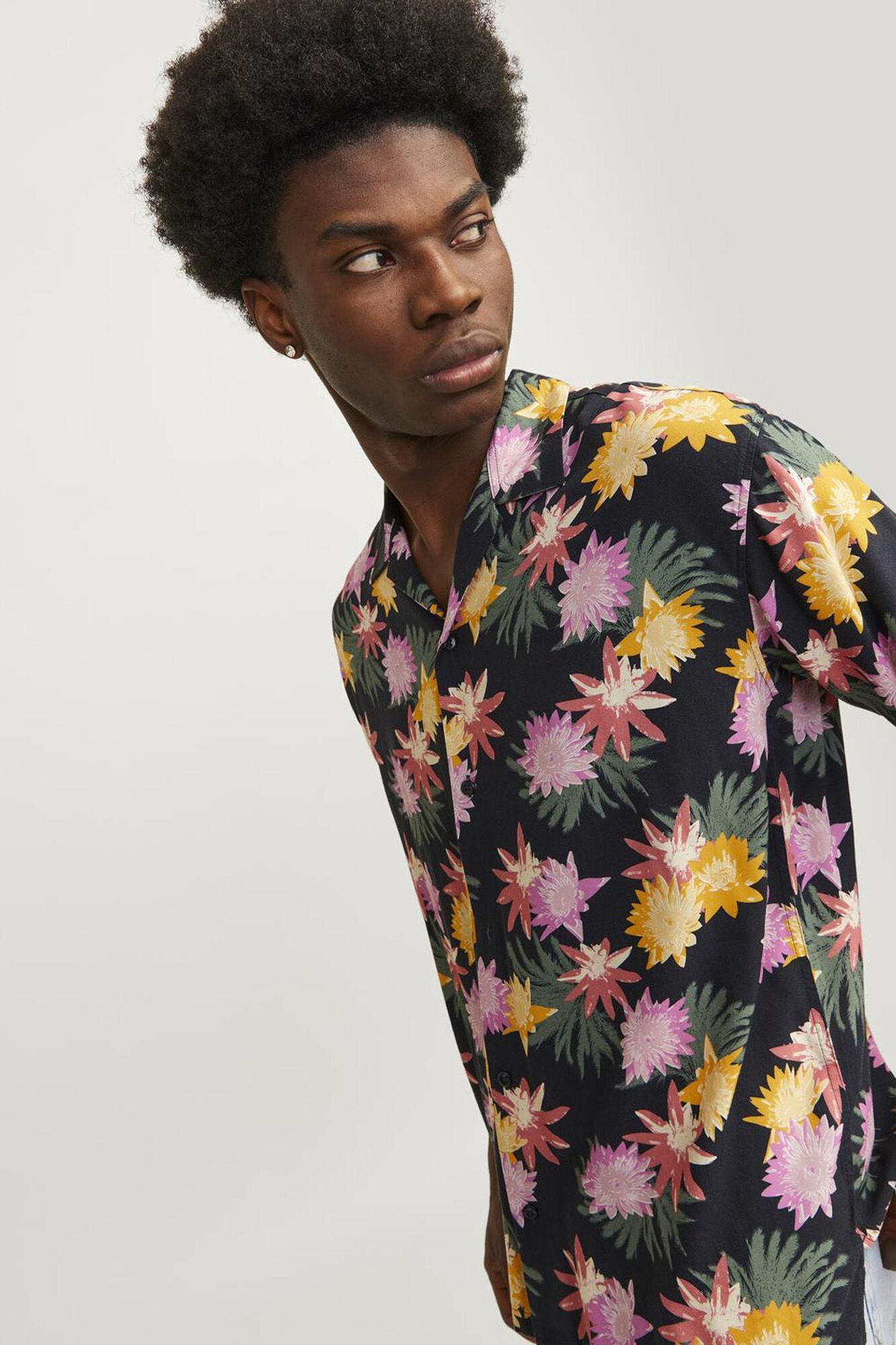 Jack & Jones Camisa relaxed fit estampada