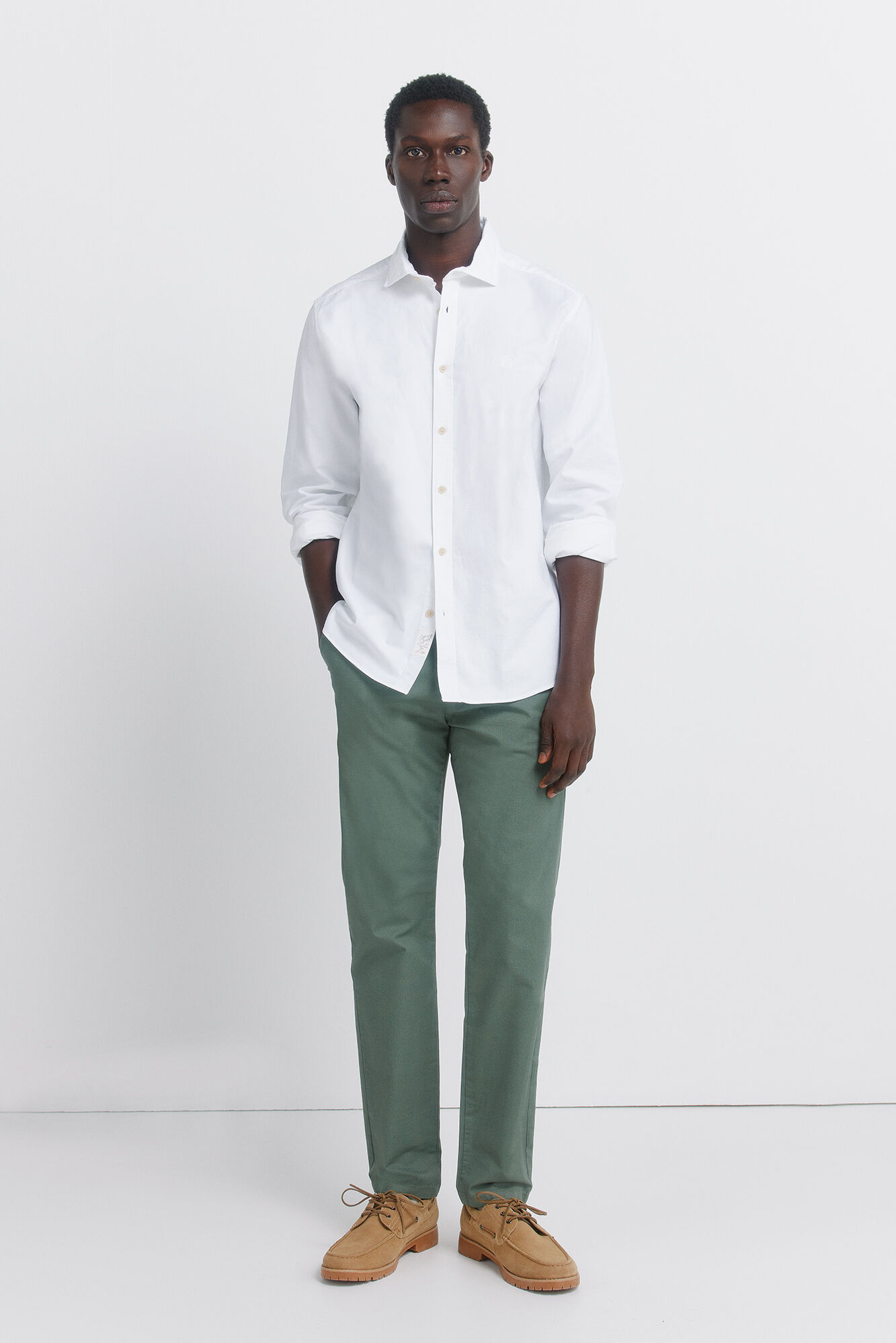 Springfield Pantal&oacute;n microestampado slim fit