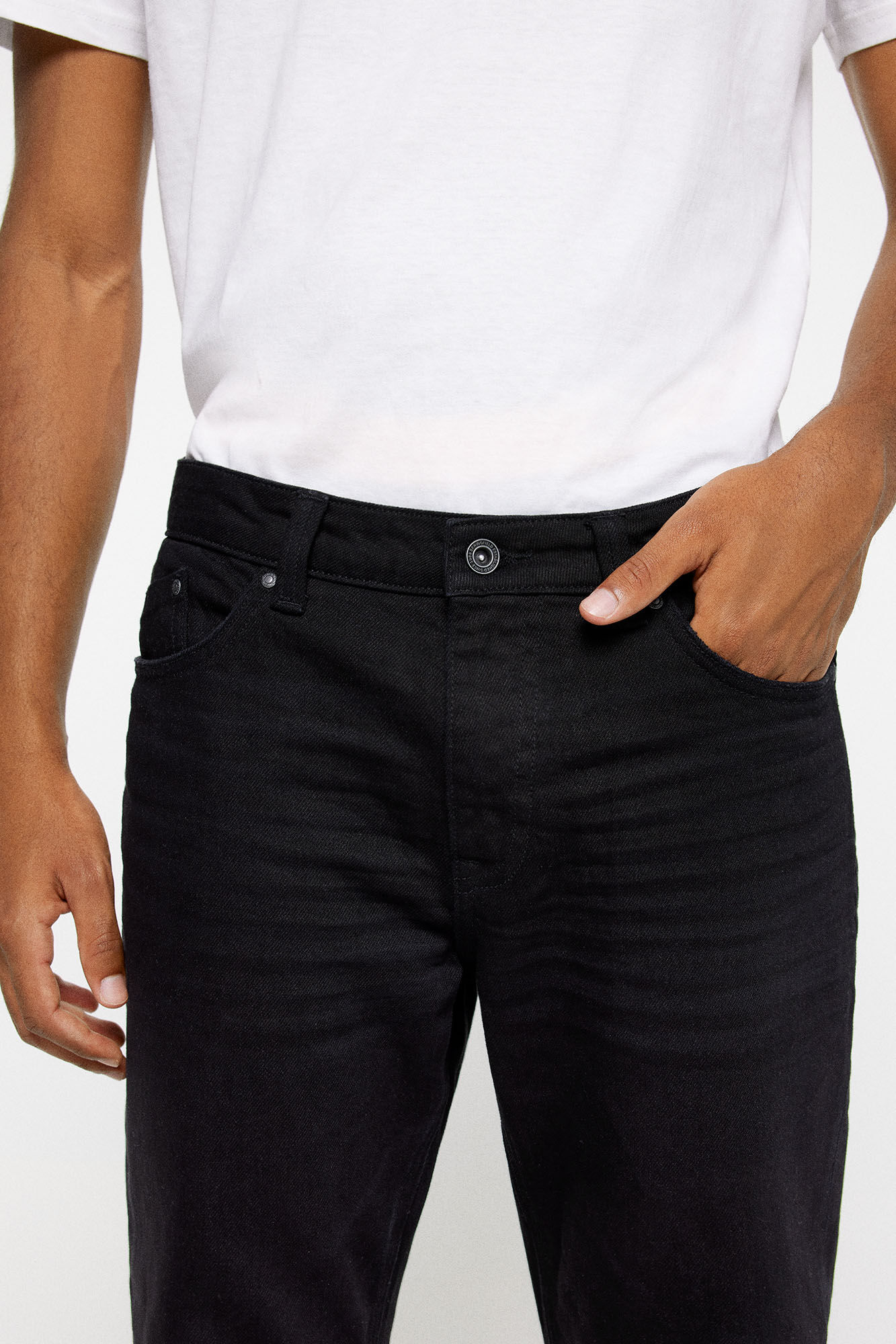 Springfield Jeans regular negro lavado negro