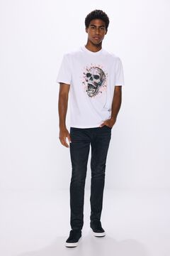 Springfield Playera calavera natural