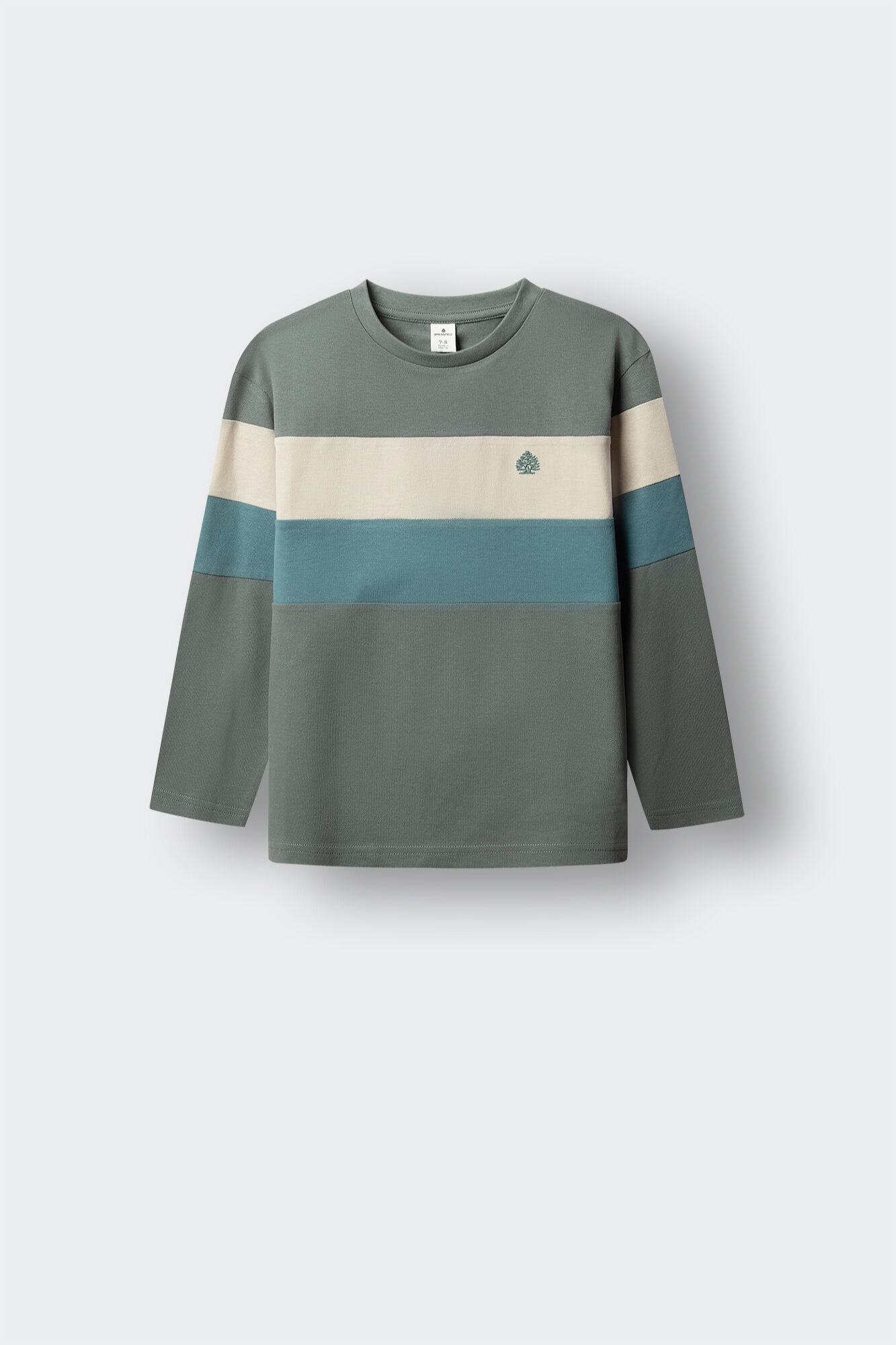 Springfield Kids Playera manga larga b&aacute;sica para ni&ntilde;o