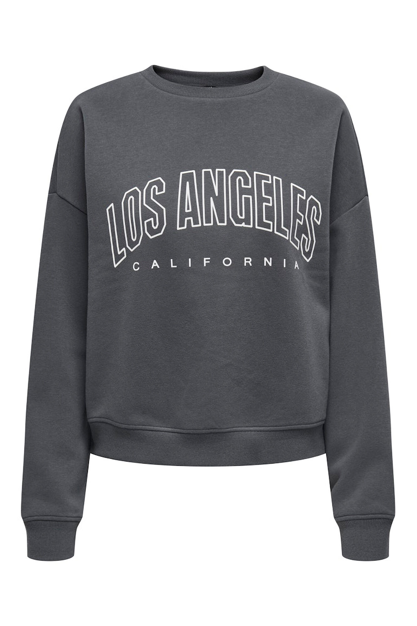 Only Sudadera de cuello redondo azul tinta