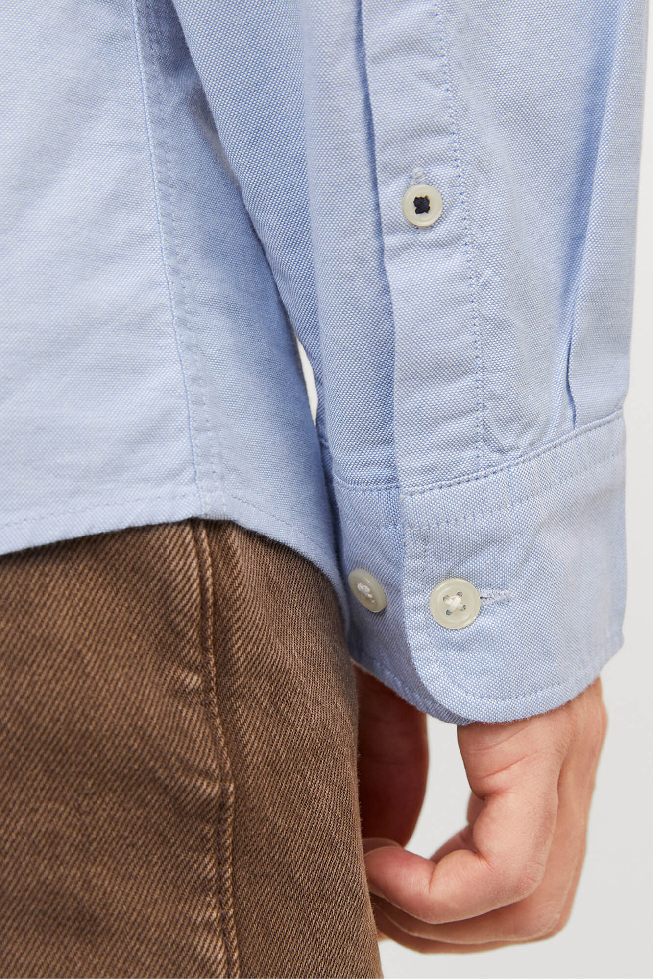 Jack & Jones Camisa oxford confort fit azul mezcla