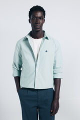 Springfield Camisa Oxford verde
