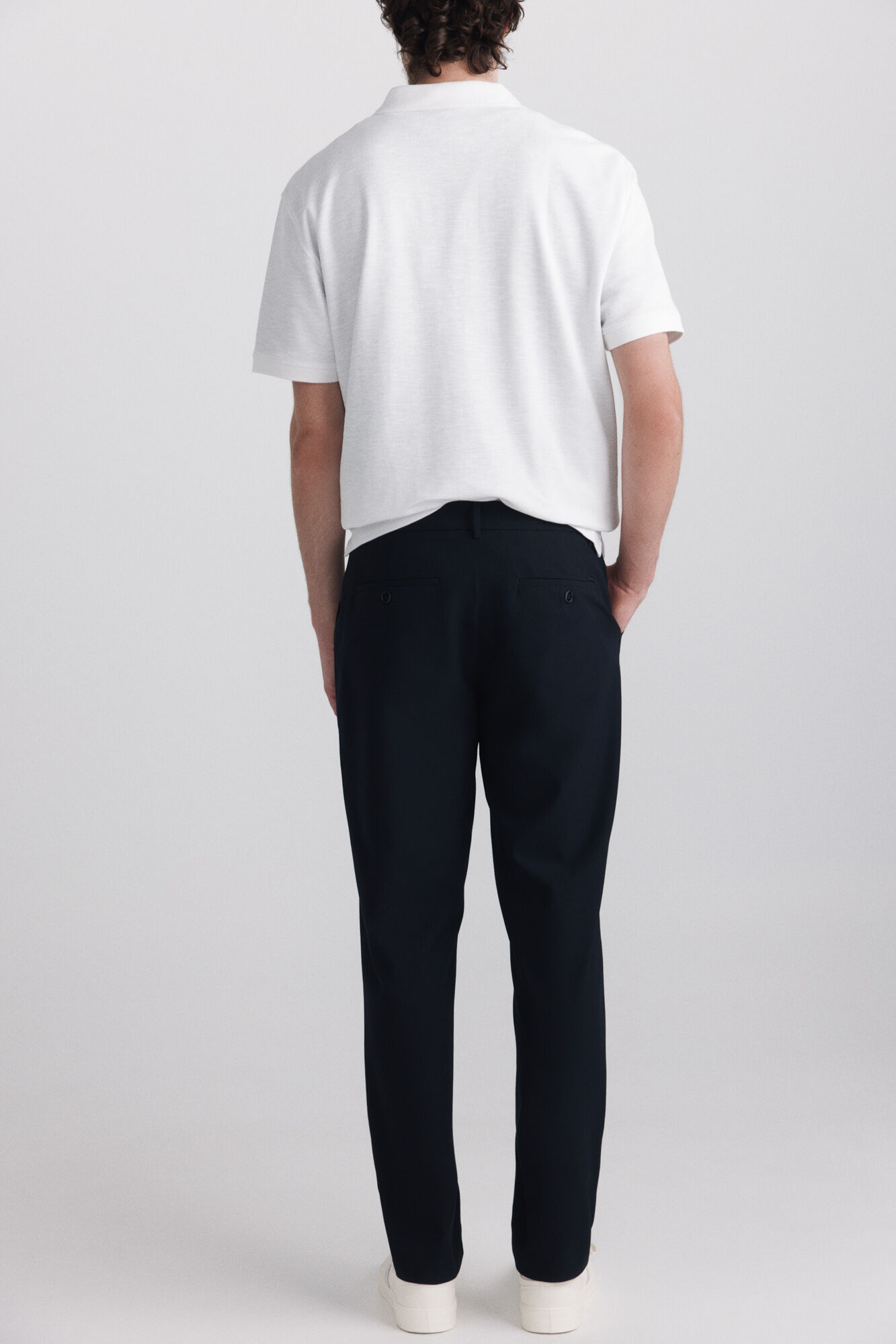 Springfield Pantal&oacute;n chino slim fit c&oacute;modo azul