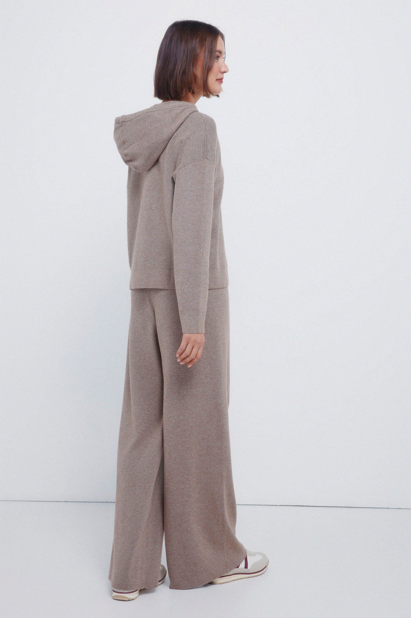 Springfield Pantal&oacute;n culotte de tejido gris