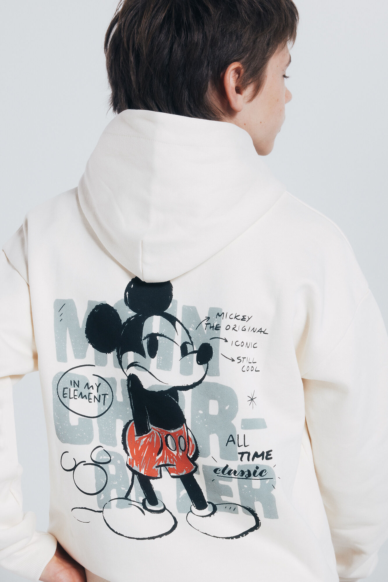 Springfield Kids Sudadera con capucha mickey ni&ntilde;o estampado