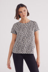 Springfield Playera estampado animal estampado