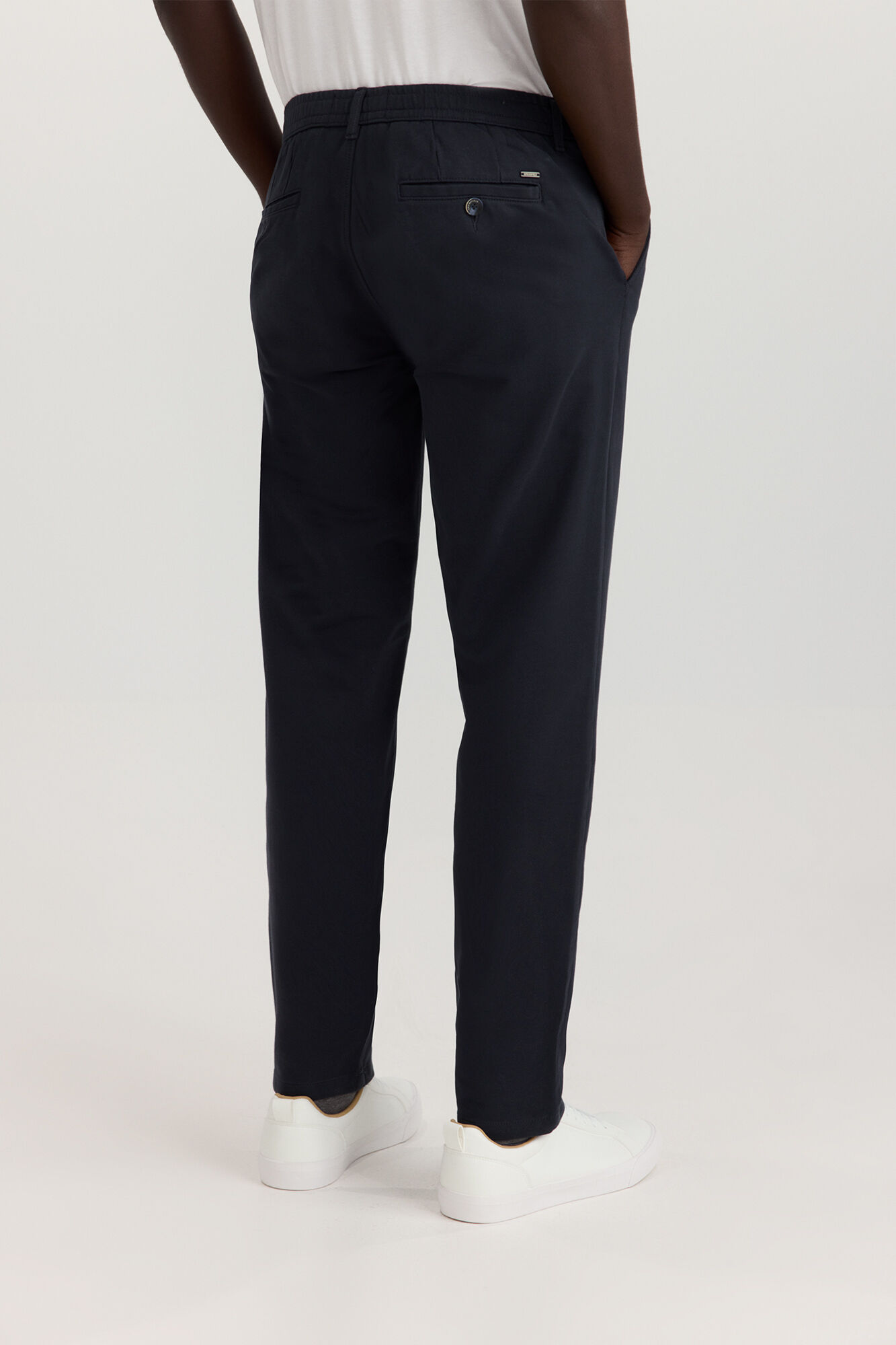 Springfield Pantal&oacute;n chino de tejido c&oacute;modo azul