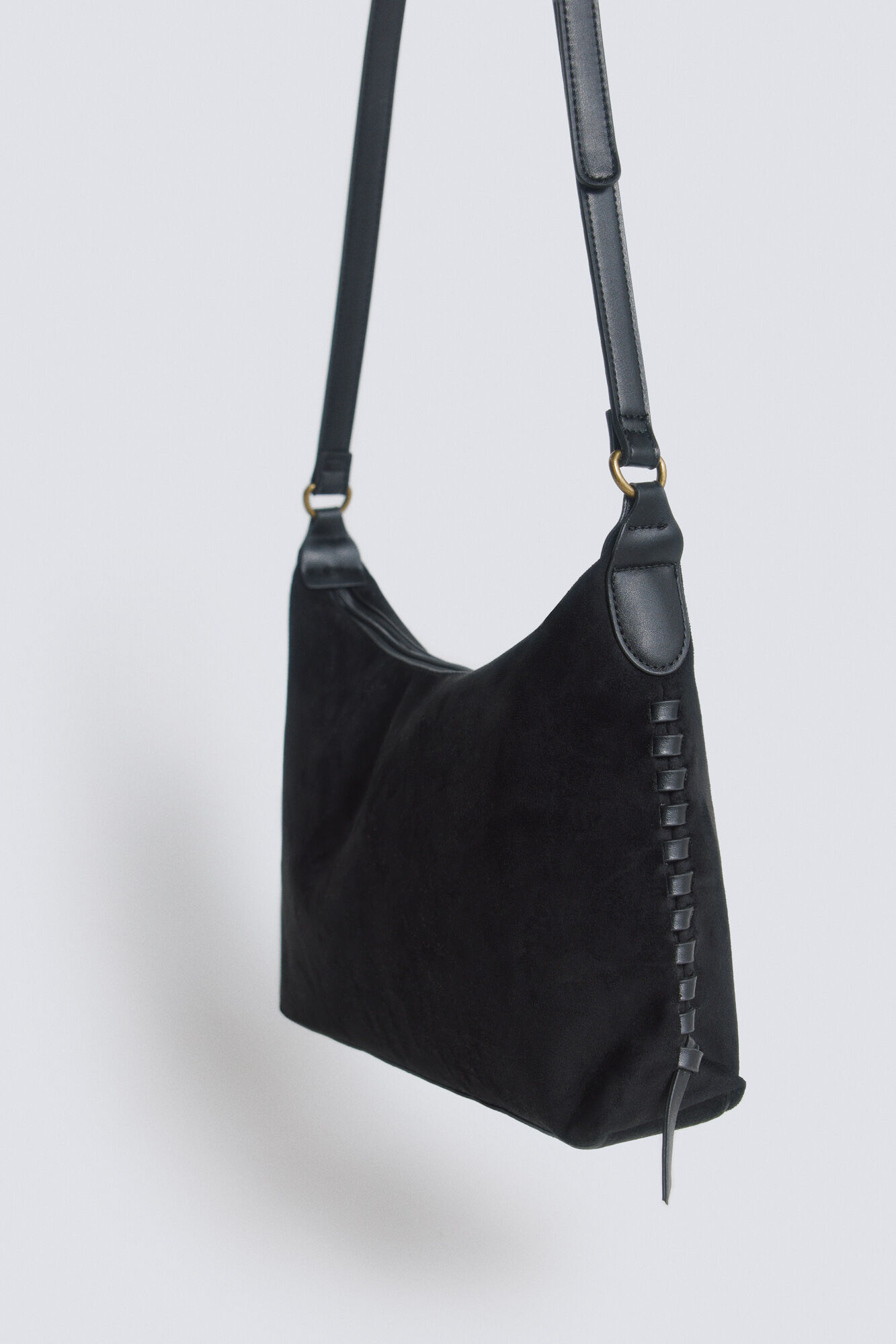 Springfield Bolsa shopper efecto ante negro