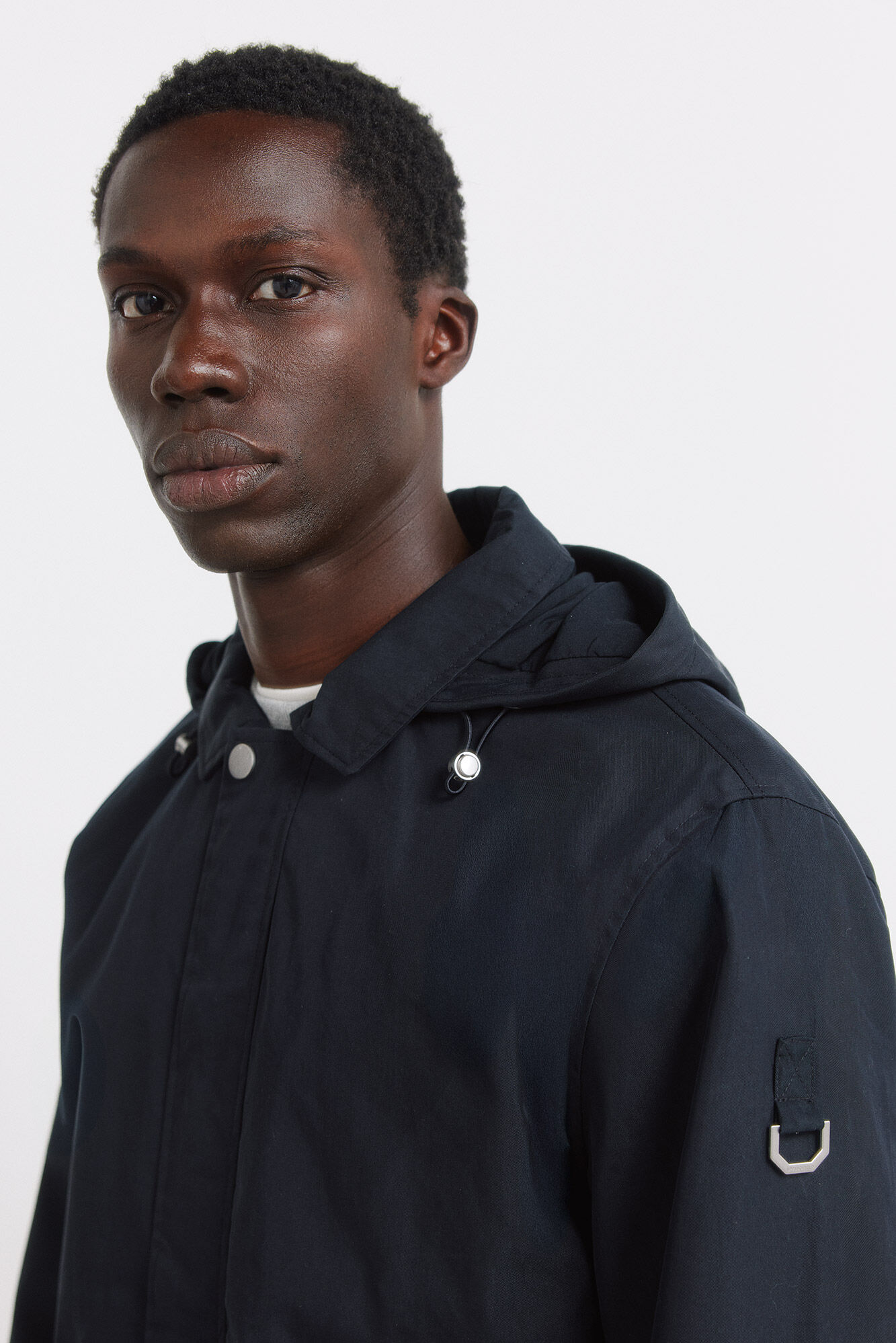 Springfield Parka corta ligera marino