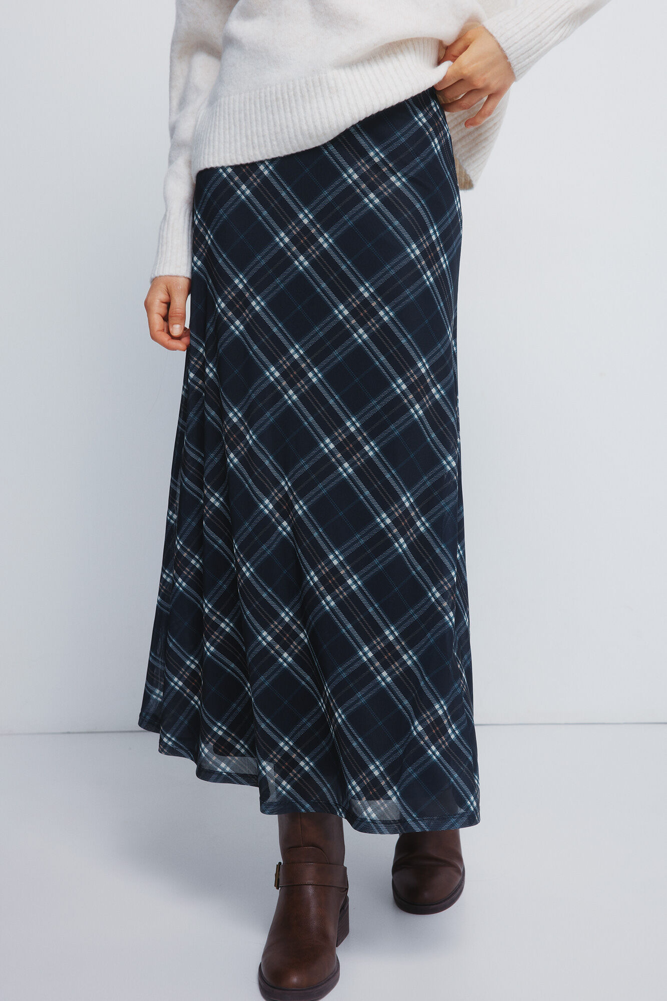 Springfield Falda midi​ marino