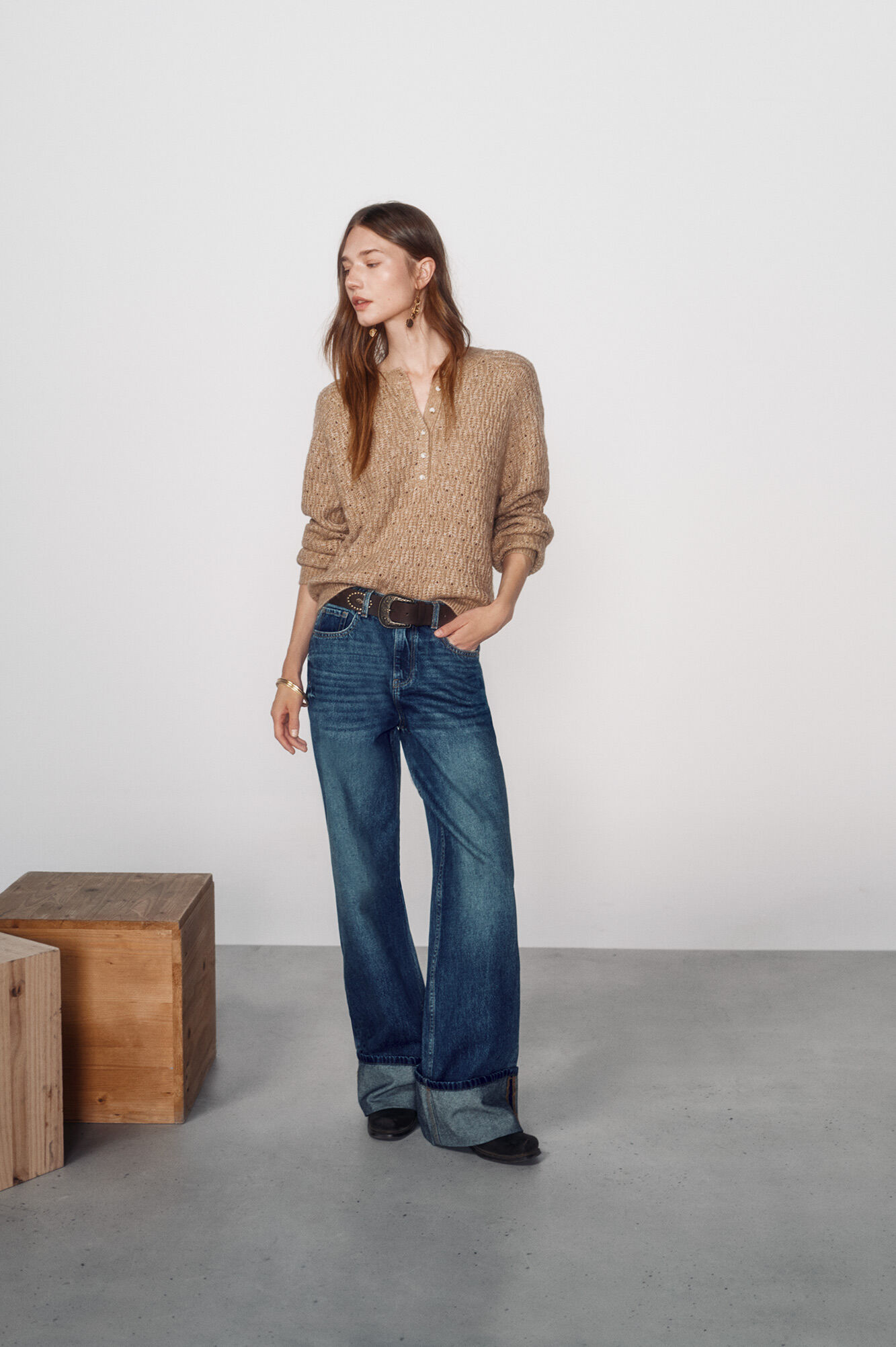 High Spirits Su&eacute;ter Braid caf&eacute;