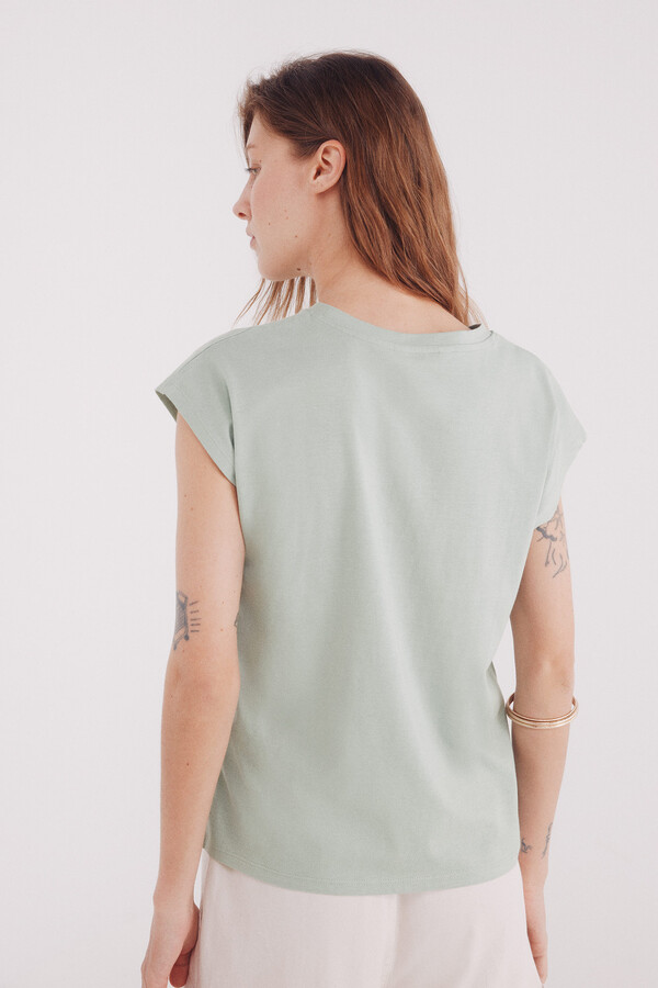 Springfield Playera gráfica  verde