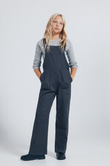 Springfield Kids Overol cuadros niña gris