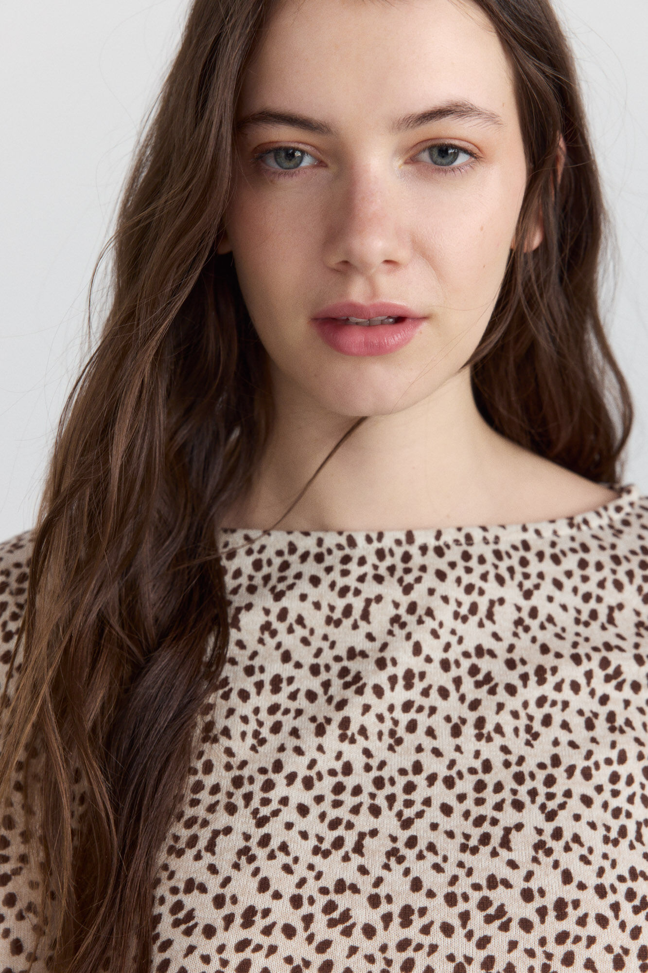 Springfield Playera animal print beige