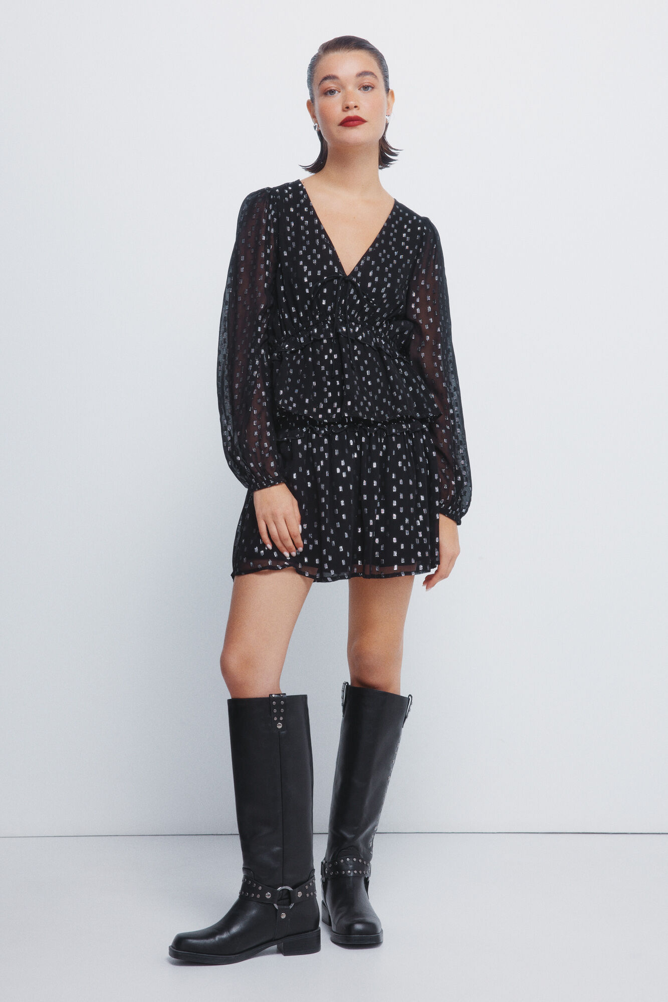 Springfield Falda holgada de l&uacute;rex