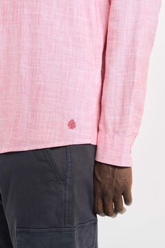 Springfield Camisa estructura bicolor rojo