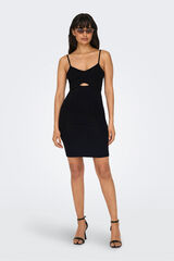 Springfield Vestido corto cut out negro