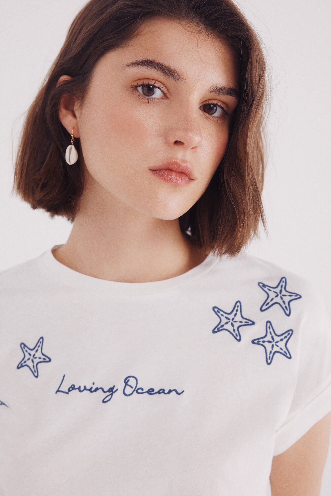 Springfield Playera "Loving dream" caf&eacute;
