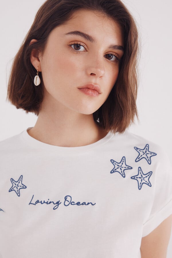 Springfield Playera "Loving dream" café