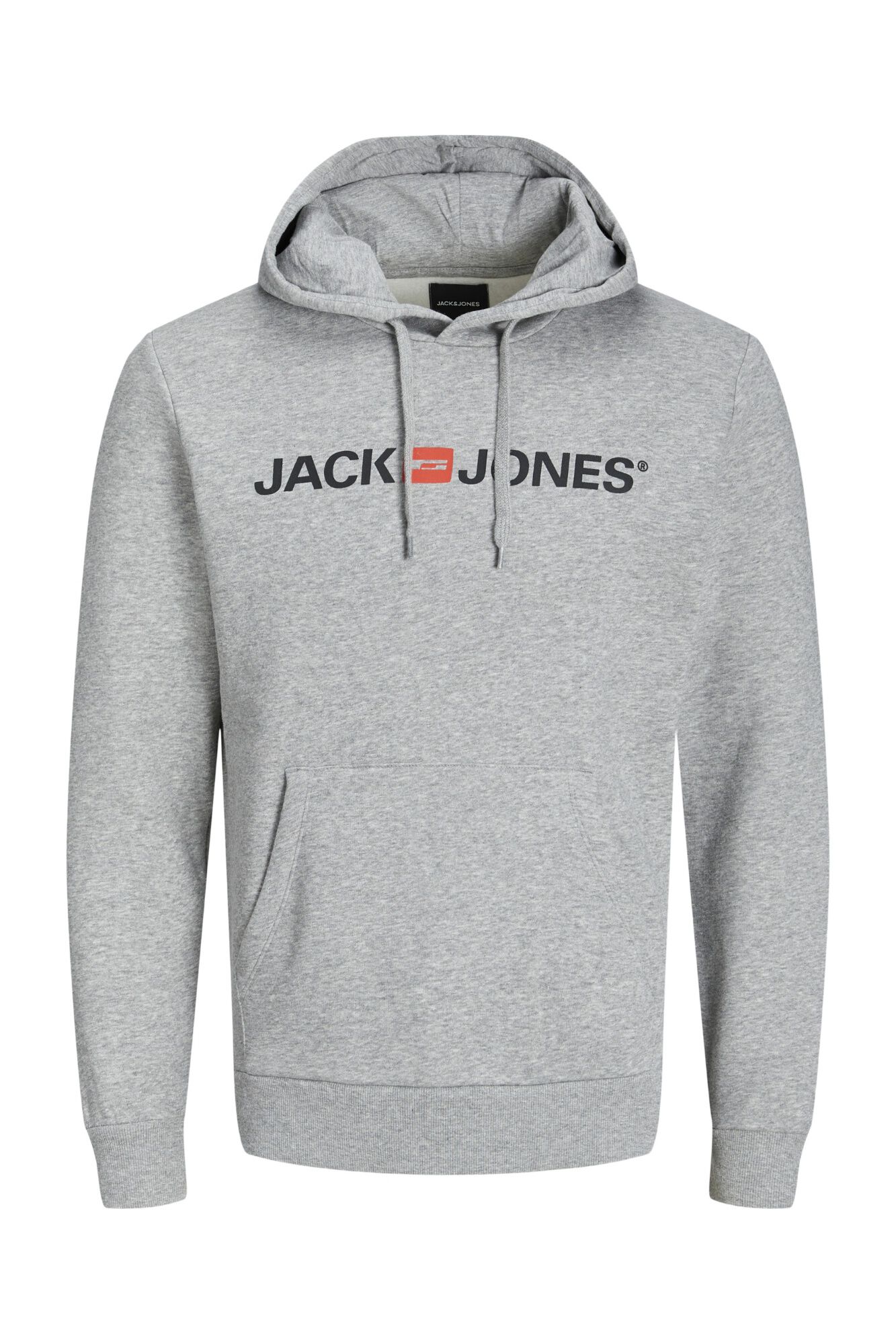 Jack & Jones Sudadera capucha regular fit gris