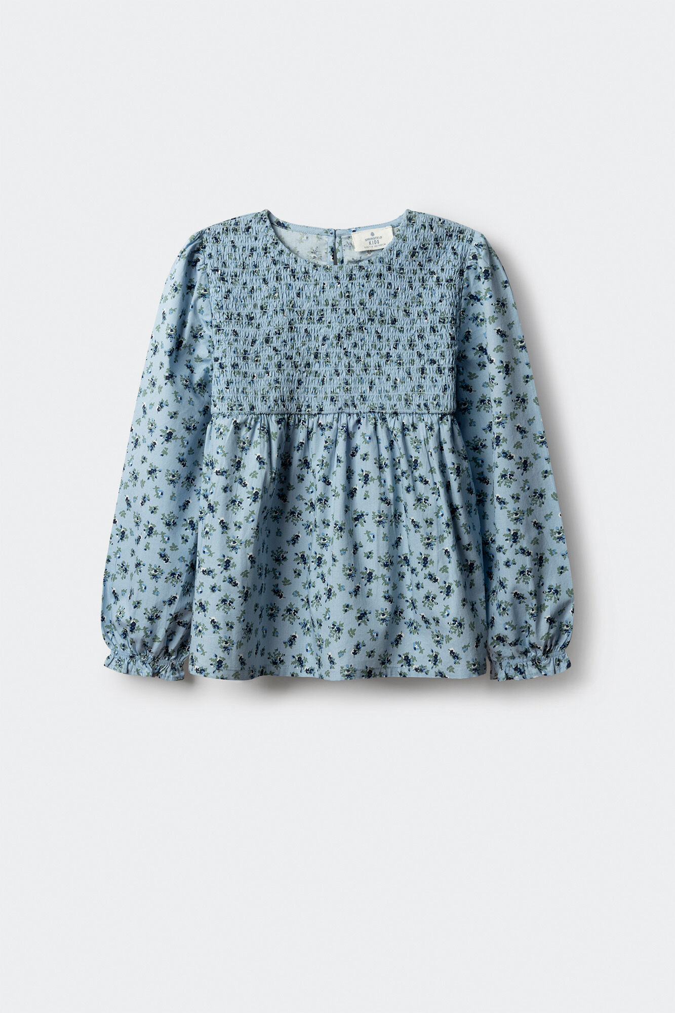 Springfield Kids Blusa manga larga ni&ntilde;a azul