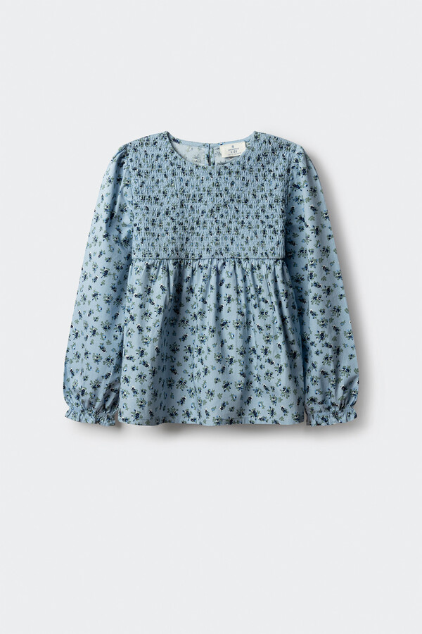 Springfield Kids Blusa manga larga niña azul