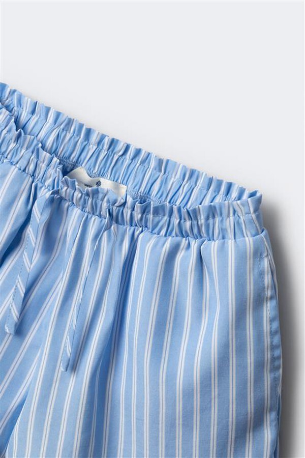 Springfield Kids Shorts rayas niña azul
