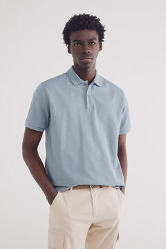 Springfield Polo estructura regular fit azul