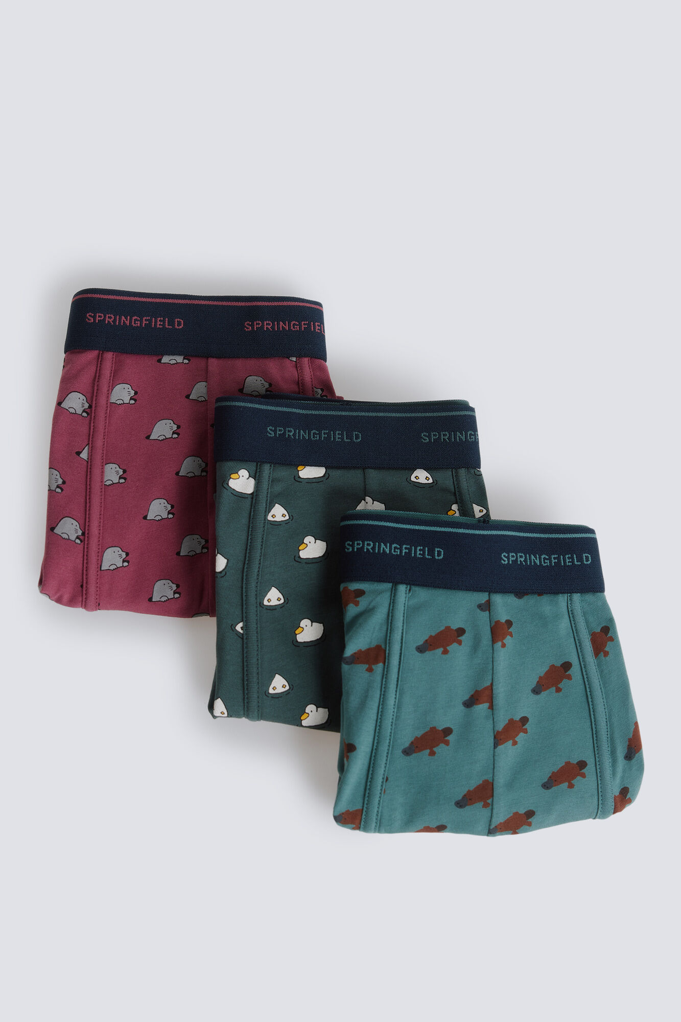Springfield Pack 3 boxers animales