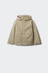 Springfield Parka algodonera niño beige