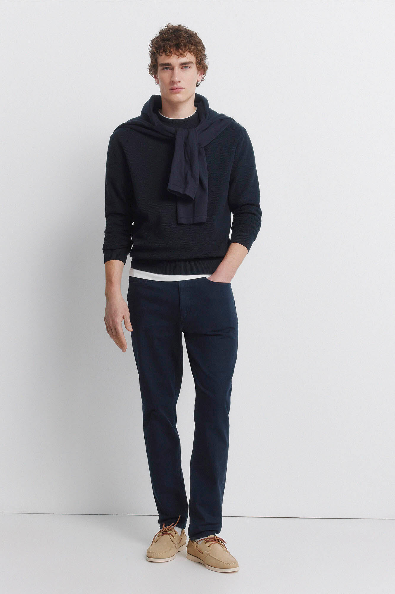 Springfield Pantal&oacute;n de 5 bolsillos lavado slim fit